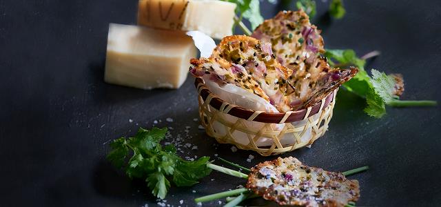 Grana Padano Chips with Herbs